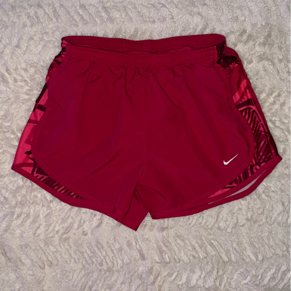 Nike Women's Bright Pink Athletic Running Shorts